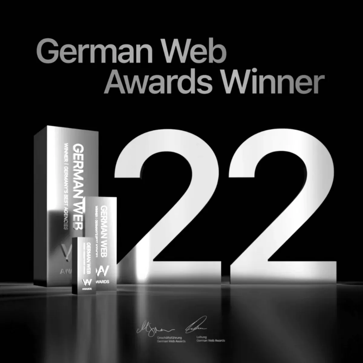 German Web Awards Winner 2022: Auszeichnung für Flügelwerk Digital